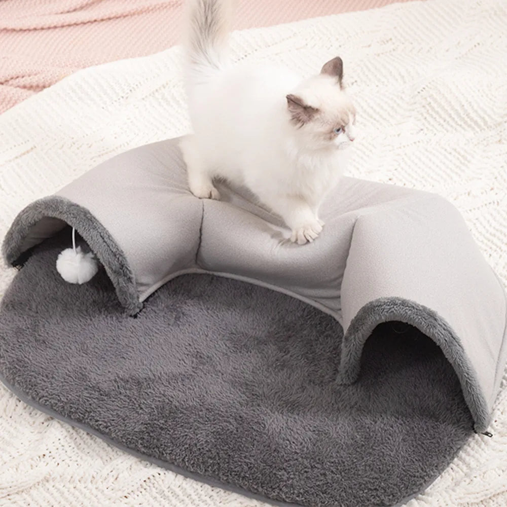 Elliptical Cat Tunnel & Bed