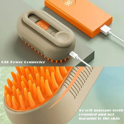 3-in-1 Pet Massager & Hair Removal Comb