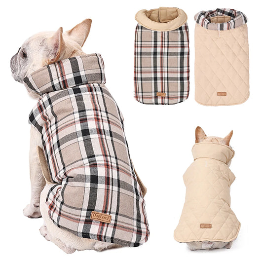 Reversible Waterproof Dog Jacket