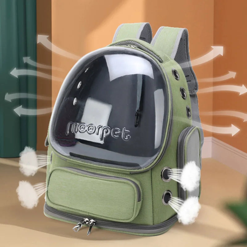 Transparent Moorpet Pet Carrier Backpack