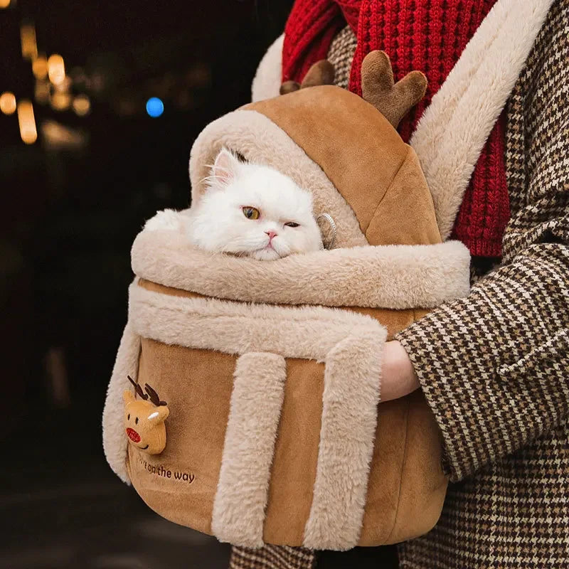 Autumn and Winter Warm Cat Bag