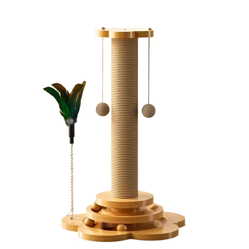 4-in-1 Wooden Cat Play Station