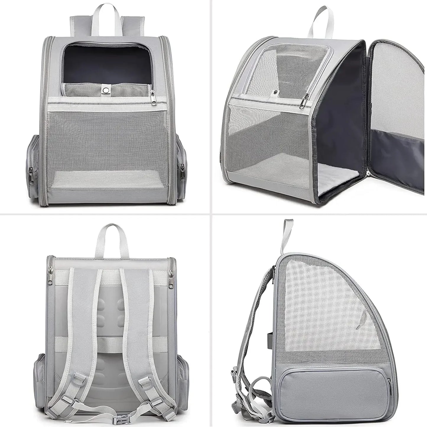 Breathable Canvas Pet Backpack