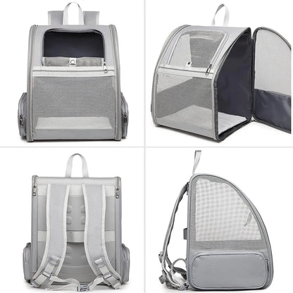 Breathable Canvas Pet Backpack