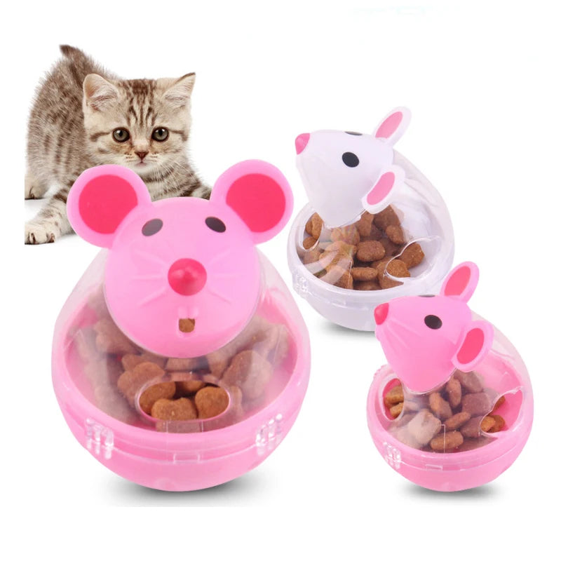 Mouse Shaped Treat Tumbler Toy