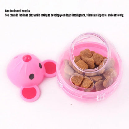 Mouse Shaped Treat Tumbler Toy