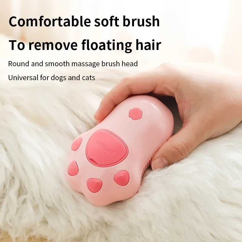 3-in-1 Pet Massager & Hair Removal Paw Comb