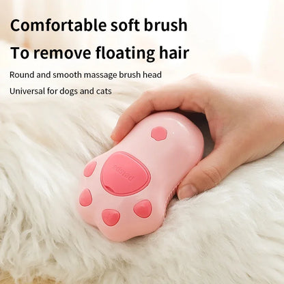 3-in-1 Pet Massager & Hair Removal Paw Comb