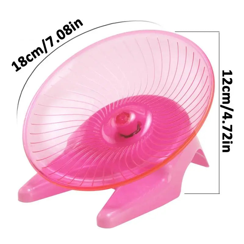 Transparent Anti-Slip Hamster Running Wheels