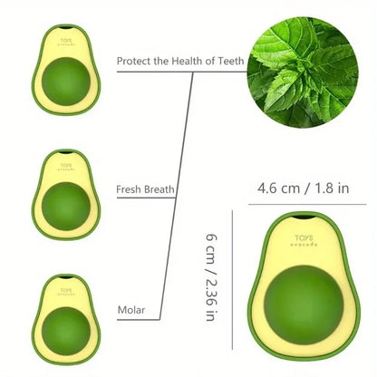 Rotatable Avocado-Shaped Catnip Wall Ball