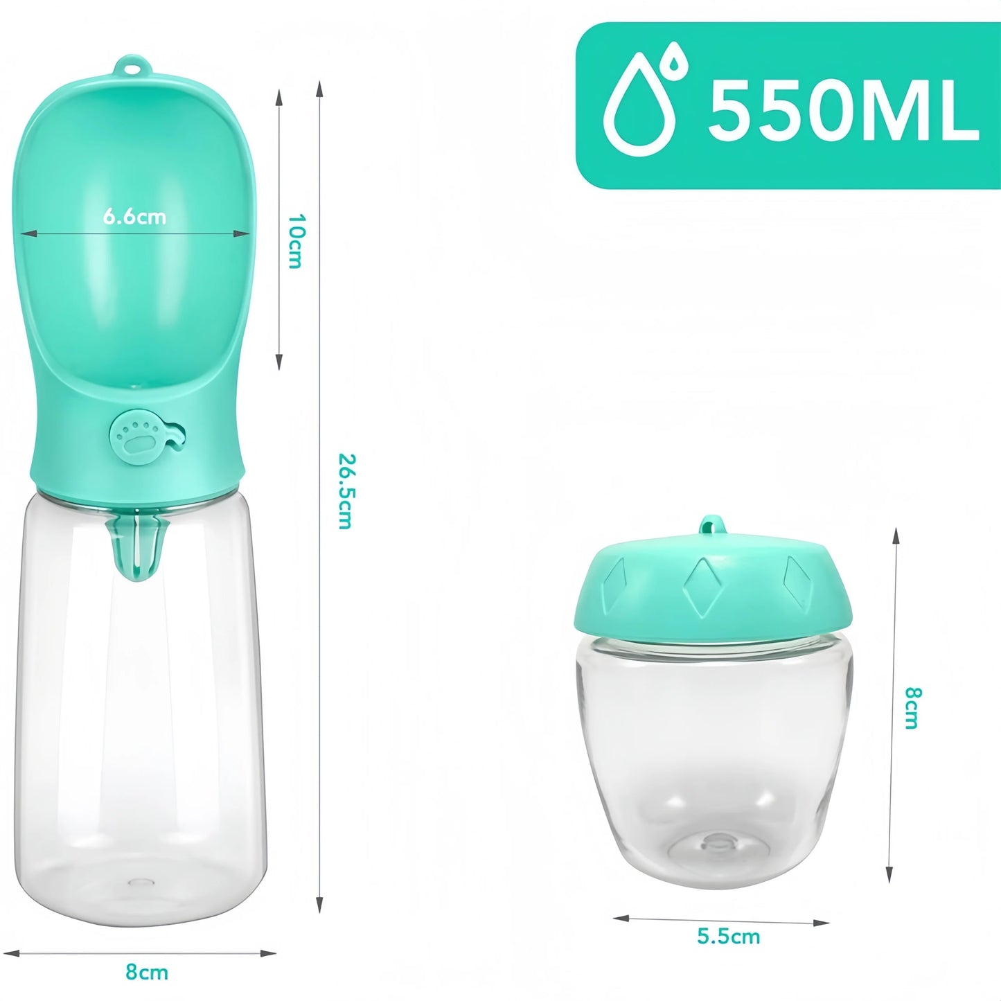 PetHydro Go 2-in-1 Water Bottle