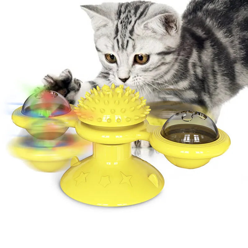 Cat Spinning Windmill Toy