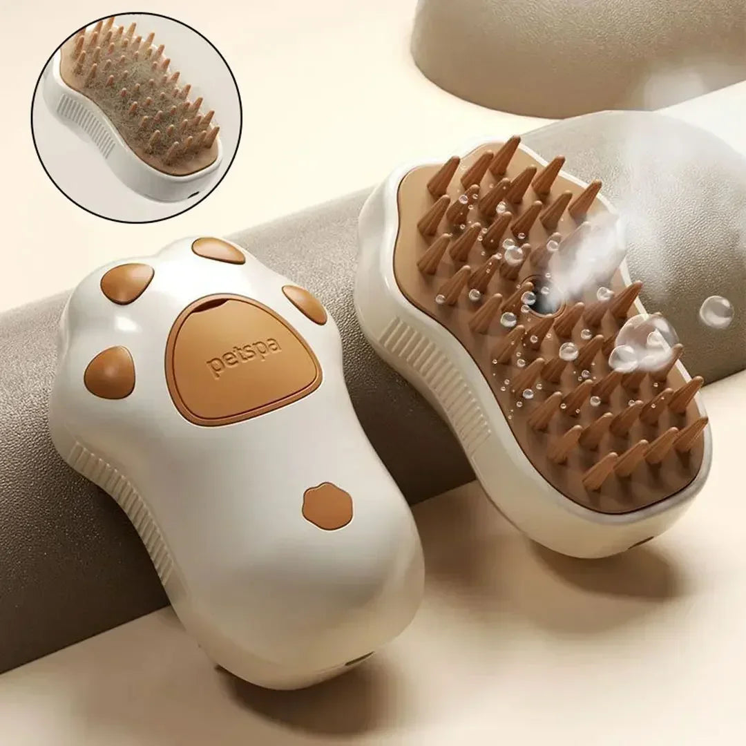 3-in-1 Pet Massager & Hair Removal Paw Comb